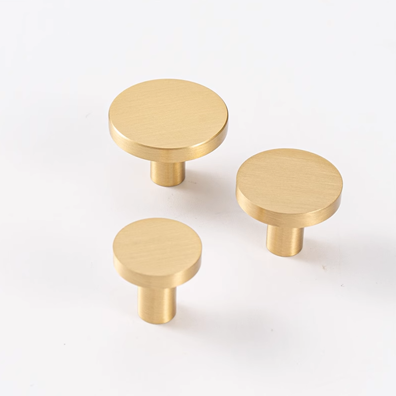 Cabinet Knob Round - Boutons de tiroir ronds en laiton
