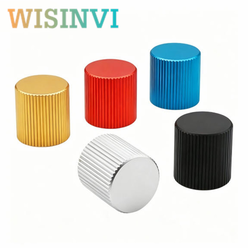 Cabinet Knob Round - Capuchon de bouton en alliage d'aluminium,