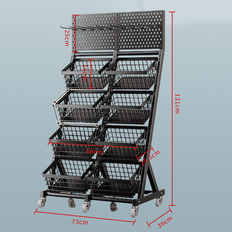 Furniture And Hardware Store - Étagère mobile multi-niveaux pour supermarché, étagère