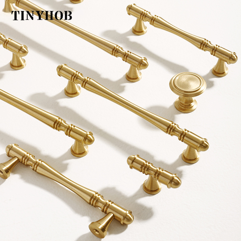 Furniture Hardware Wholesale - Bouton de porte doré pour meubles,