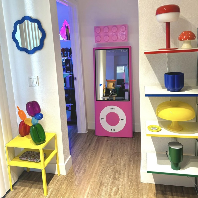 Furniture Hardware Shop - Miroir pleine longueur rétro pour chambre