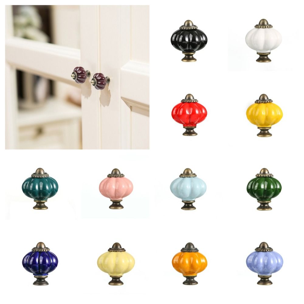 Cabinet Knob Round - Poignée de meuble vintage européenne en