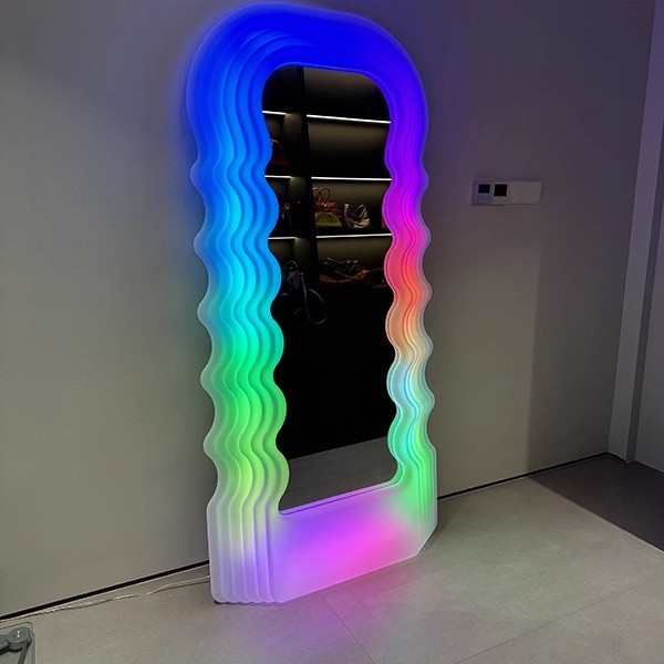 Furniture And Hardware Store - Miroir pleine longueur Ins Wave moderne