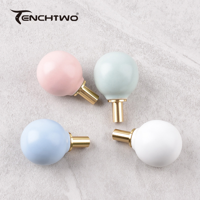 Crochet rond en céramique, cro - Cabinet Knob Round avis et prix