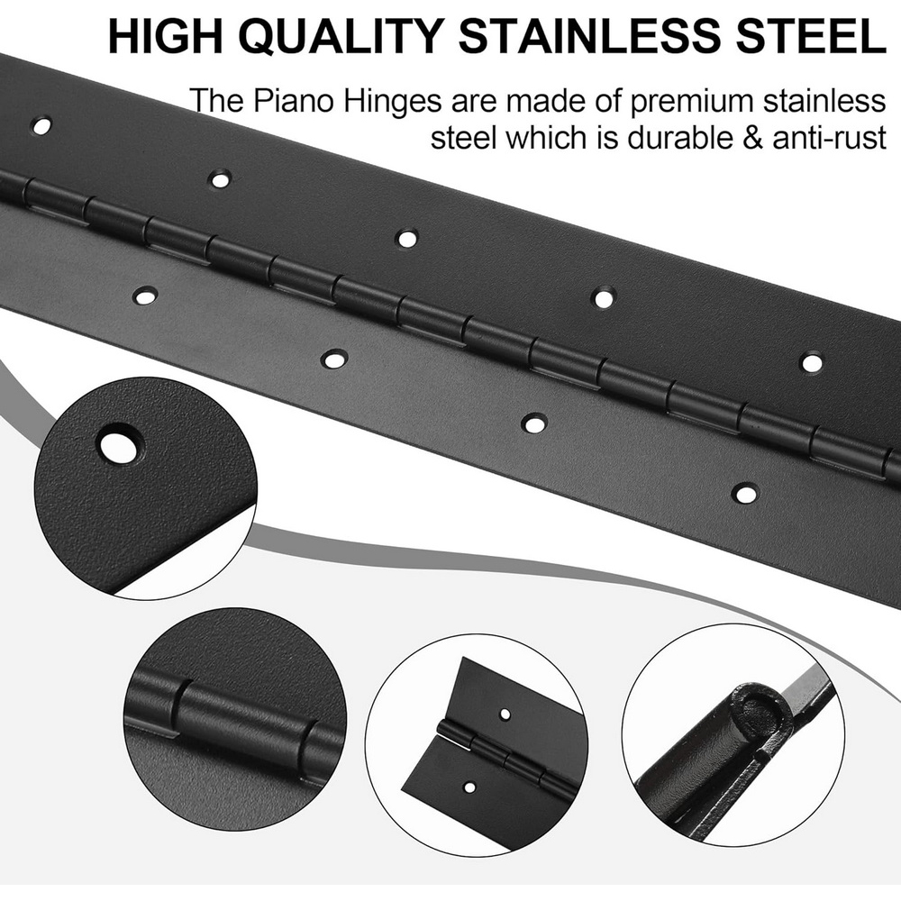 Charnières de piano noires de  - Furniture Hardware Replacement Parts avis et prix