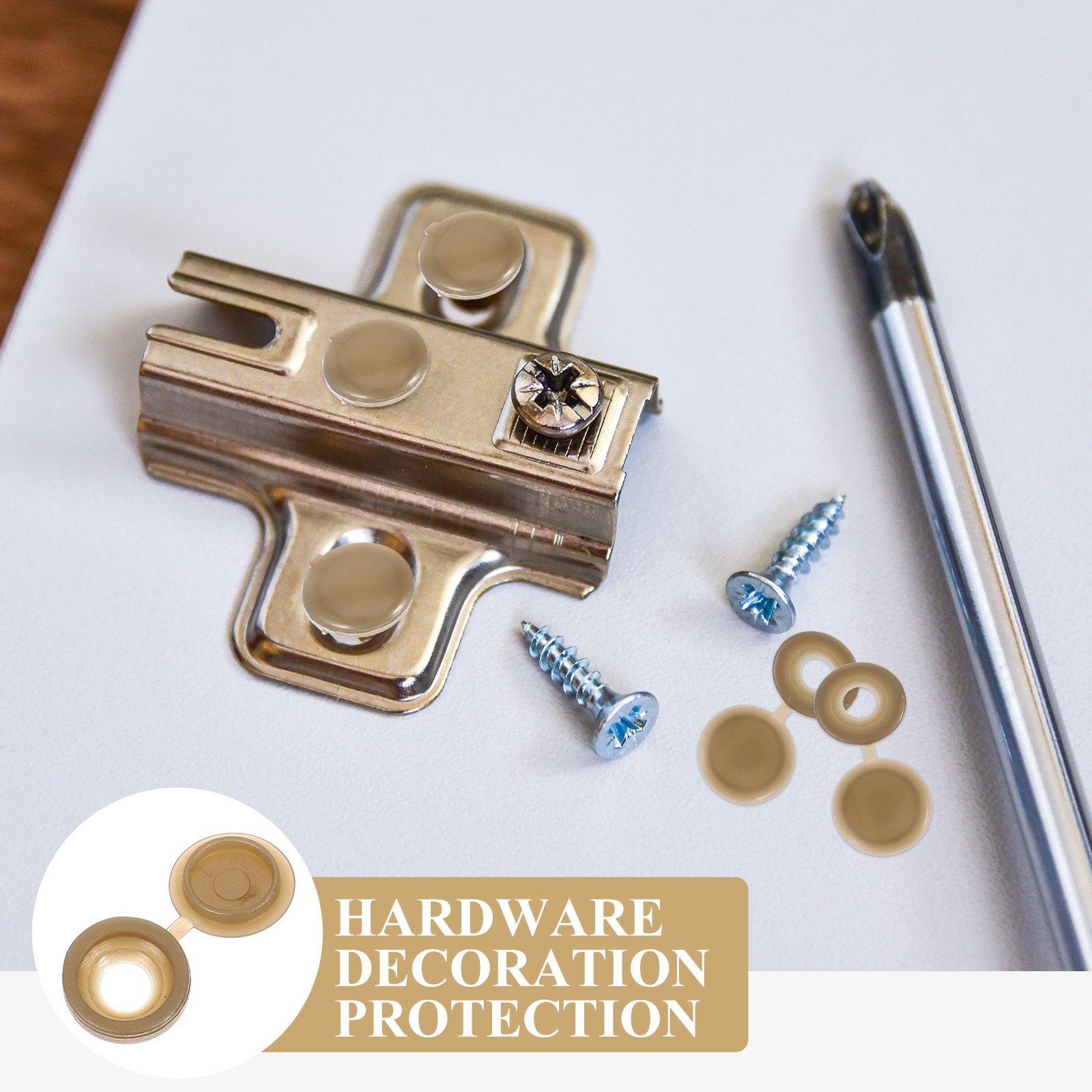100 pièces de capuchons de vis - Furniture Hardware Shop avis et prix