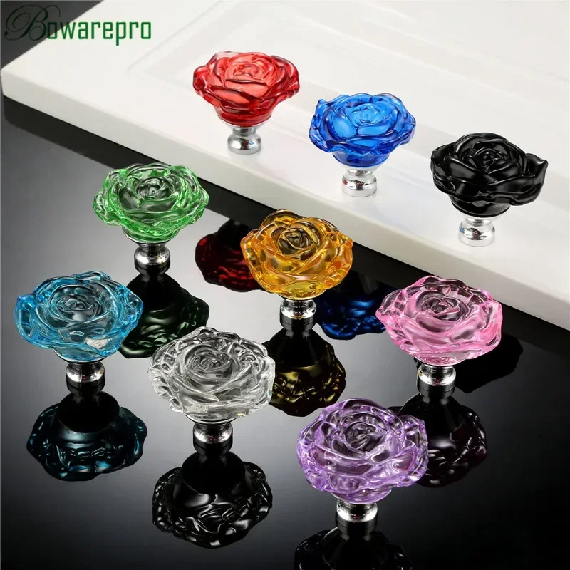 Bowarepro 50MM cristal Rose ve - Cabinet Knob Round avis et prix