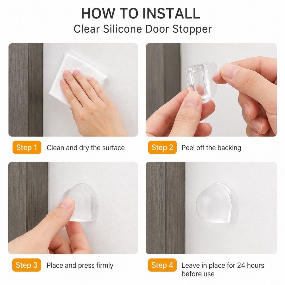 Butée de porte transparente en - Furniture Hardware Factory avis et prix