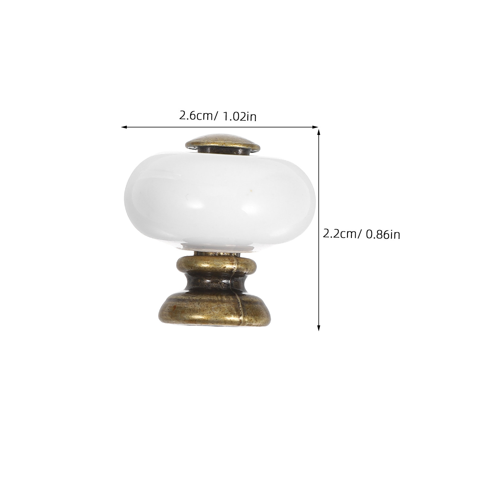 Boutons en céramique Bronze, p - Cabinet Knob Round avis et prix