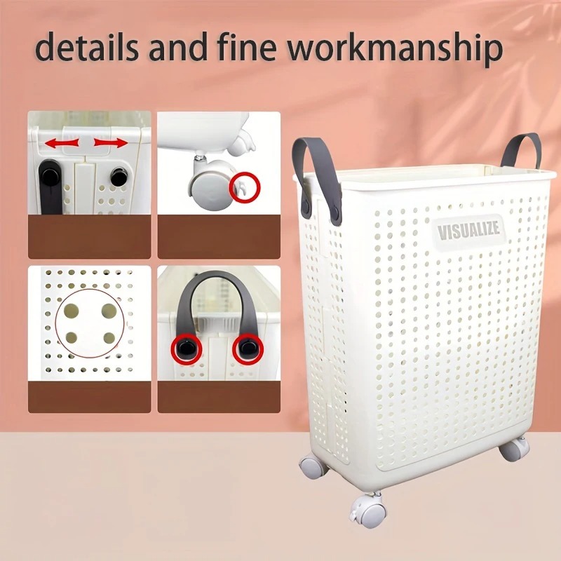 Panier à linge pliant à roulet - Universal Furniture Hardware avis et prix
