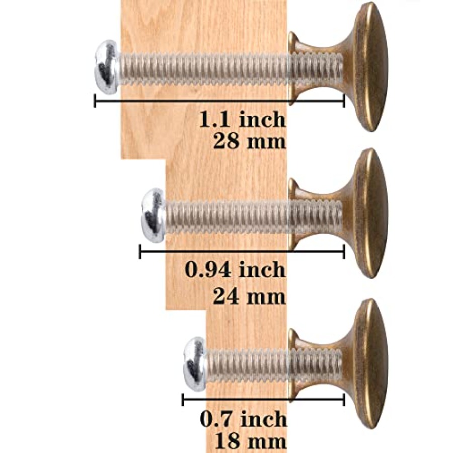Lot de 6 boutons de meuble ron - Cabinet Knob Round avis et prix
