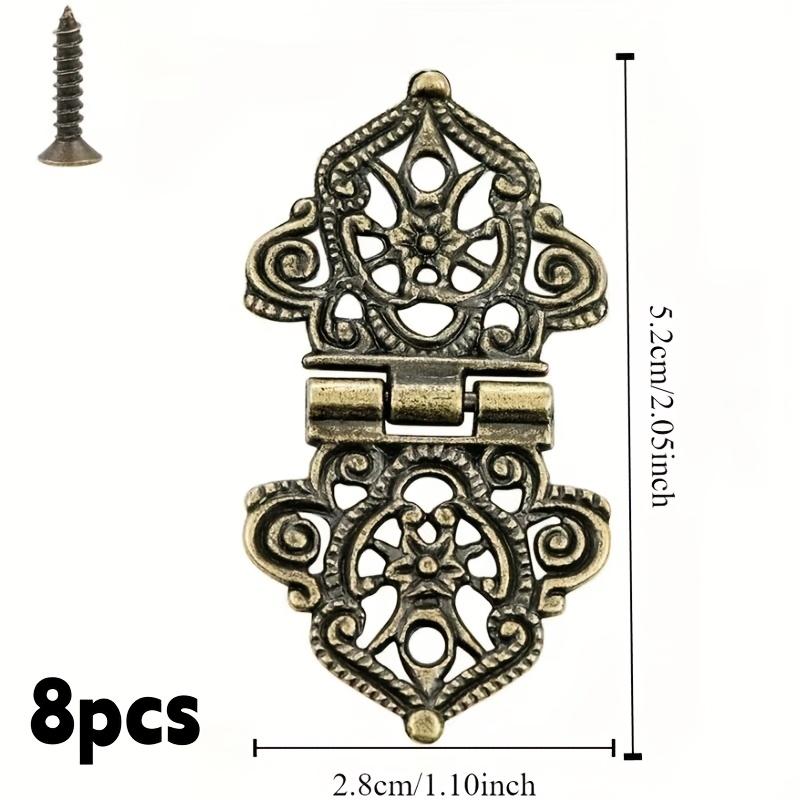 8 charnières vintage en alliag - Furniture Hardware Replacement Parts avis et prix