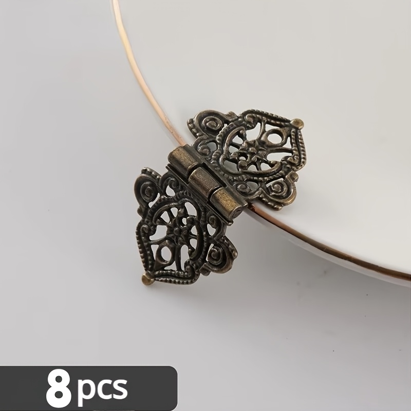 8 charnières vintage en alliag - Furniture Hardware Replacement Parts avis et prix
